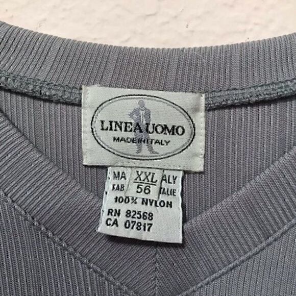 Linea UOMO Mens V-Neck Shirt. Excellent Condition.  - Picture 4 of 4